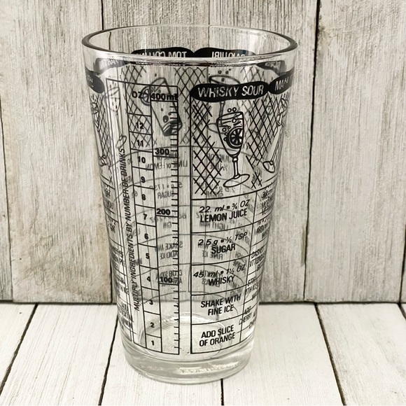 IRVINWARE Vintage Bar Cocktail Mixing Glass Tumbler - Picture 3 of 6